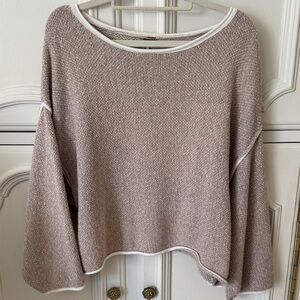 Free People Women's Sweater in Light Brown